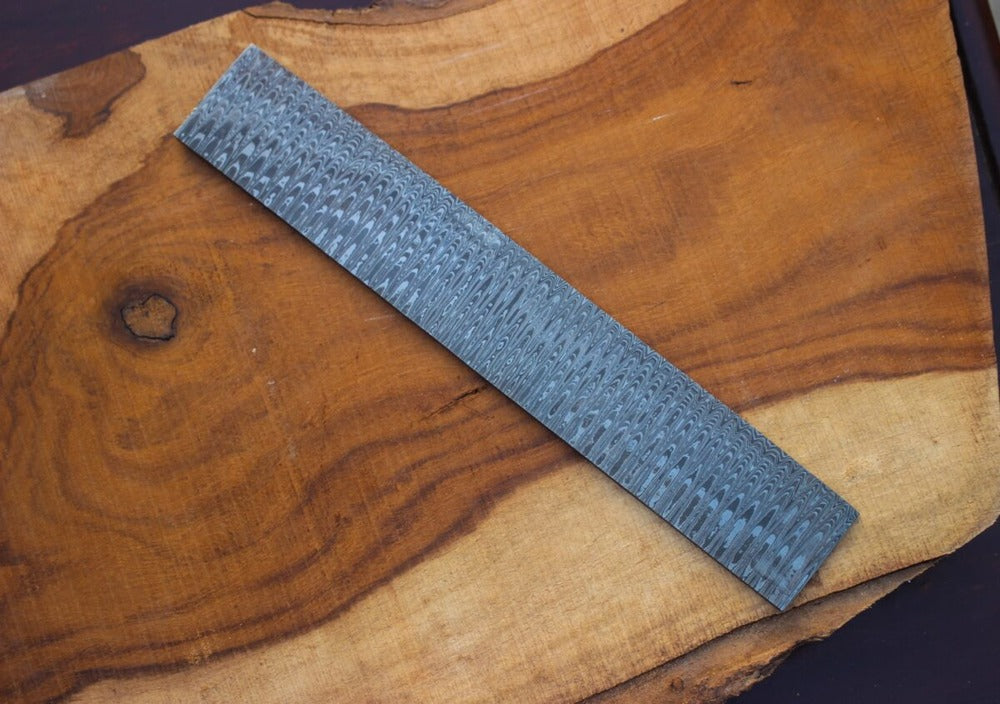 Damascus Steel Billet – Ladder Pattern