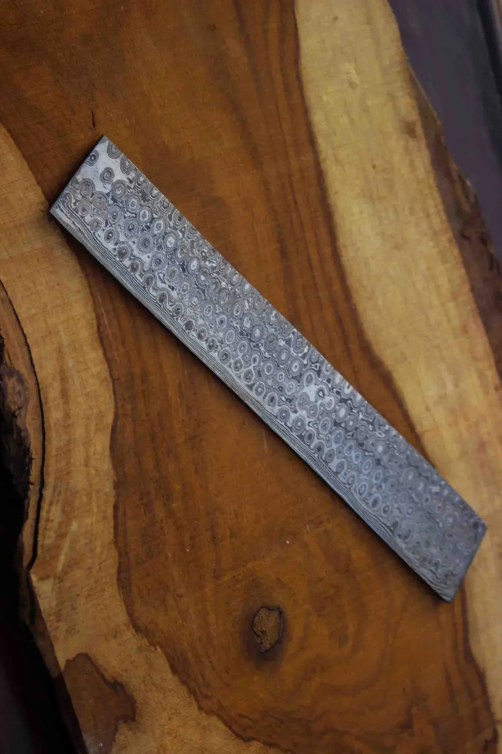 Damascus Steel Billet – Raindrop Pattern