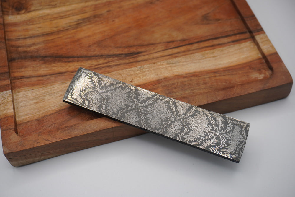 Damascus steel billet – Mosaic Pattern